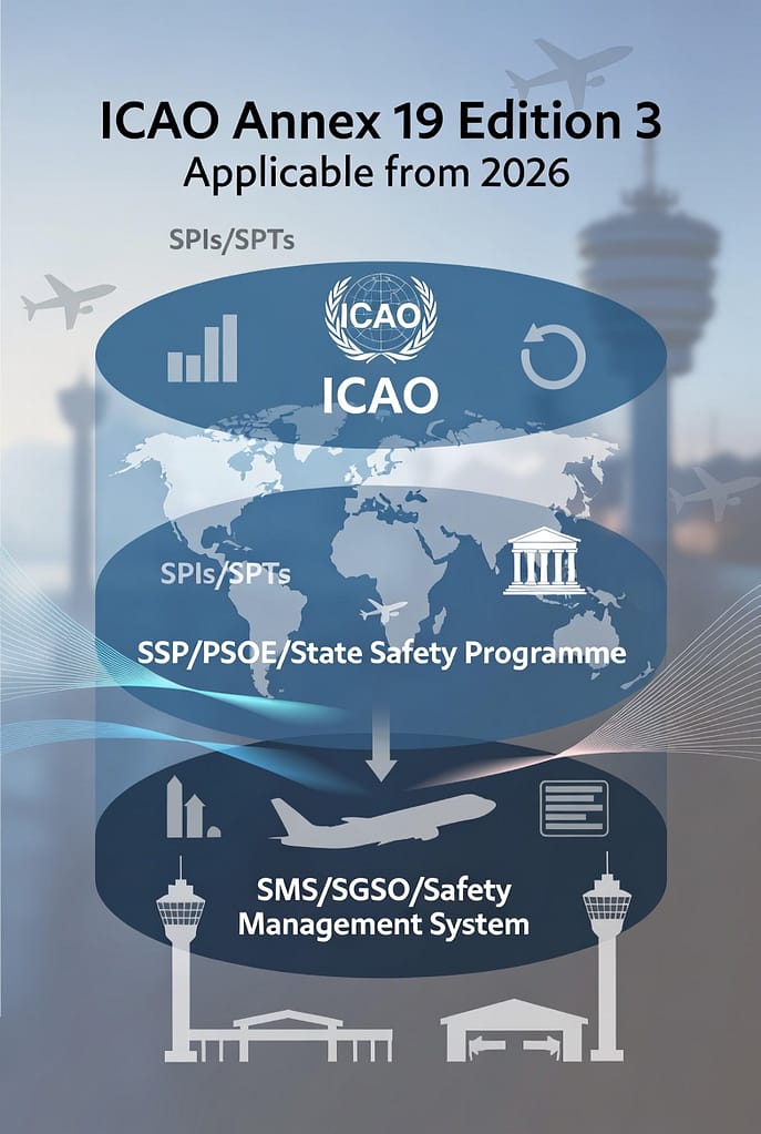Anexo 19 (OACI) – Edição 3: Estrutura, Novos Requisitos e Principais Mudanças para PSOE e SGSO (2026) SGSO: Anexo 19 Ed 3